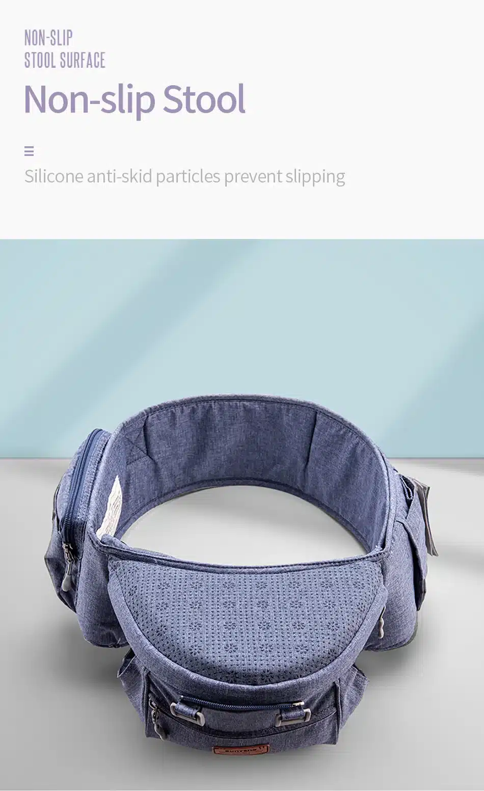 SUNVENO Ergonomic Baby Carrier Infant Baby Hipseat Carrier Front Facing Ergonomic Kangaroo Baby Wrap Sling for Baby Travel 0-36M 26
