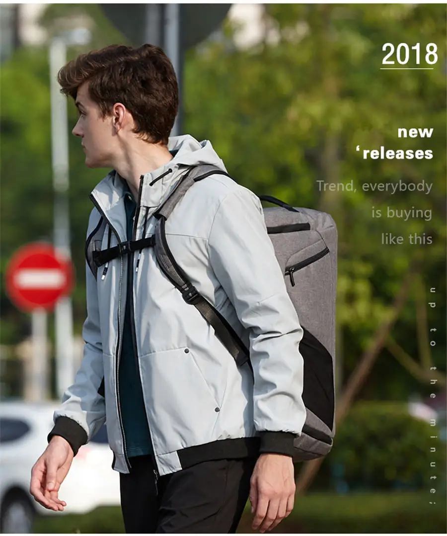 Multifunction Men Travel Bags Anti Theft Male Bag Portable Travel Duffel Bags for Man Large Capacity Shoulder Handbag Back Pack 14