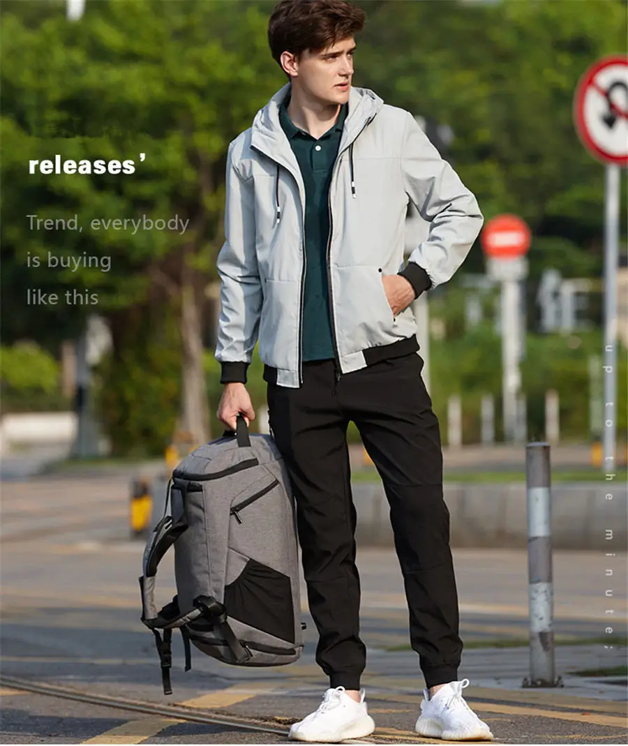 Multifunction Men Travel Bags Anti Theft Male Bag Portable Travel Duffel Bags for Man Large Capacity Shoulder Handbag Back Pack 15