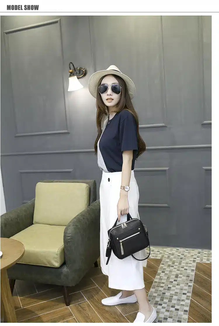 2018 New Tassel Fashion Pu Leather Solid Women Handbags Hotsale Ladies Shopping Bag Casual Shoulder Messenger Crossbody Bags 12