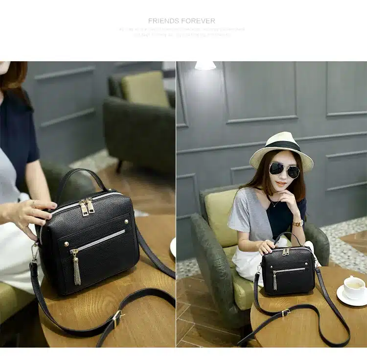 2018 New Tassel Fashion Pu Leather Solid Women Handbags Hotsale Ladies Shopping Bag Casual Shoulder Messenger Crossbody Bags 13