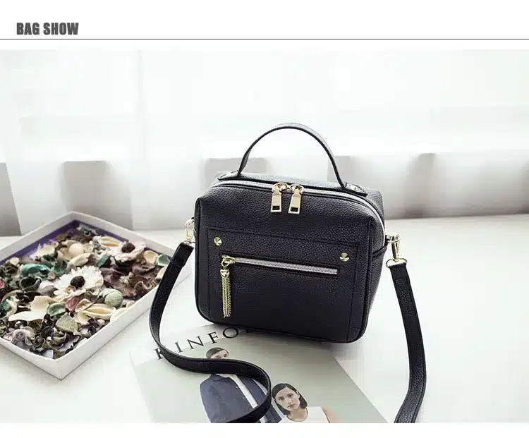 2018 New Tassel Fashion Pu Leather Solid Women Handbags Hotsale Ladies Shopping Bag Casual Shoulder Messenger Crossbody Bags 20