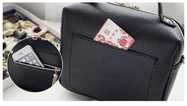 2018 New Tassel Fashion Pu Leather Solid Women Handbags Hotsale Ladies Shopping Bag Casual Shoulder Messenger Crossbody Bags 36