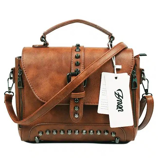 ZMQN Crossbody Bags For Women Messenger Bags 2018 Vintage Leather Bags Handbags Women Famous Brand Rivet Small Shoulder Sac A522 15