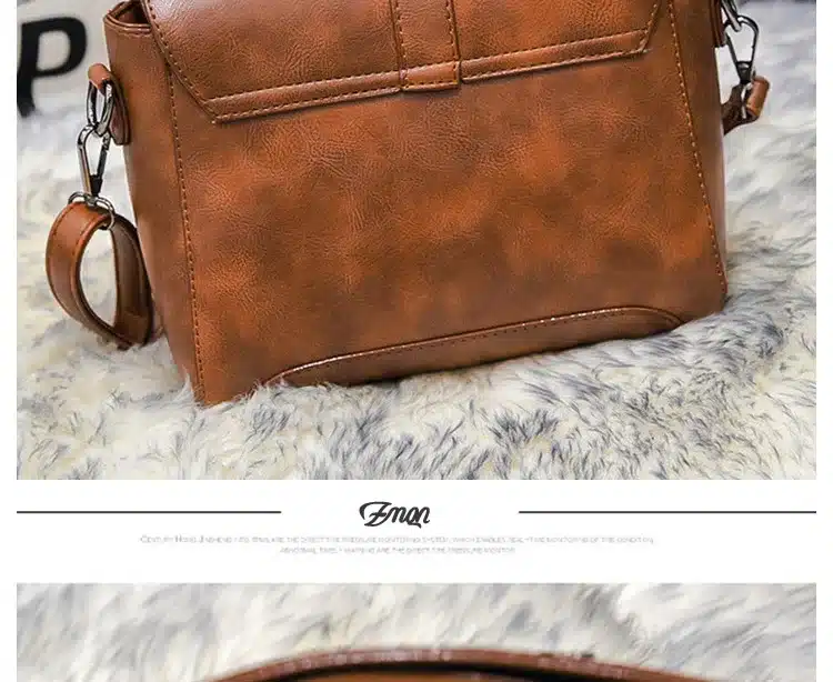 ZMQN Crossbody Bags For Women Messenger Bags 2018 Vintage Leather Bags Handbags Women Famous Brand Rivet Small Shoulder Sac A522 26