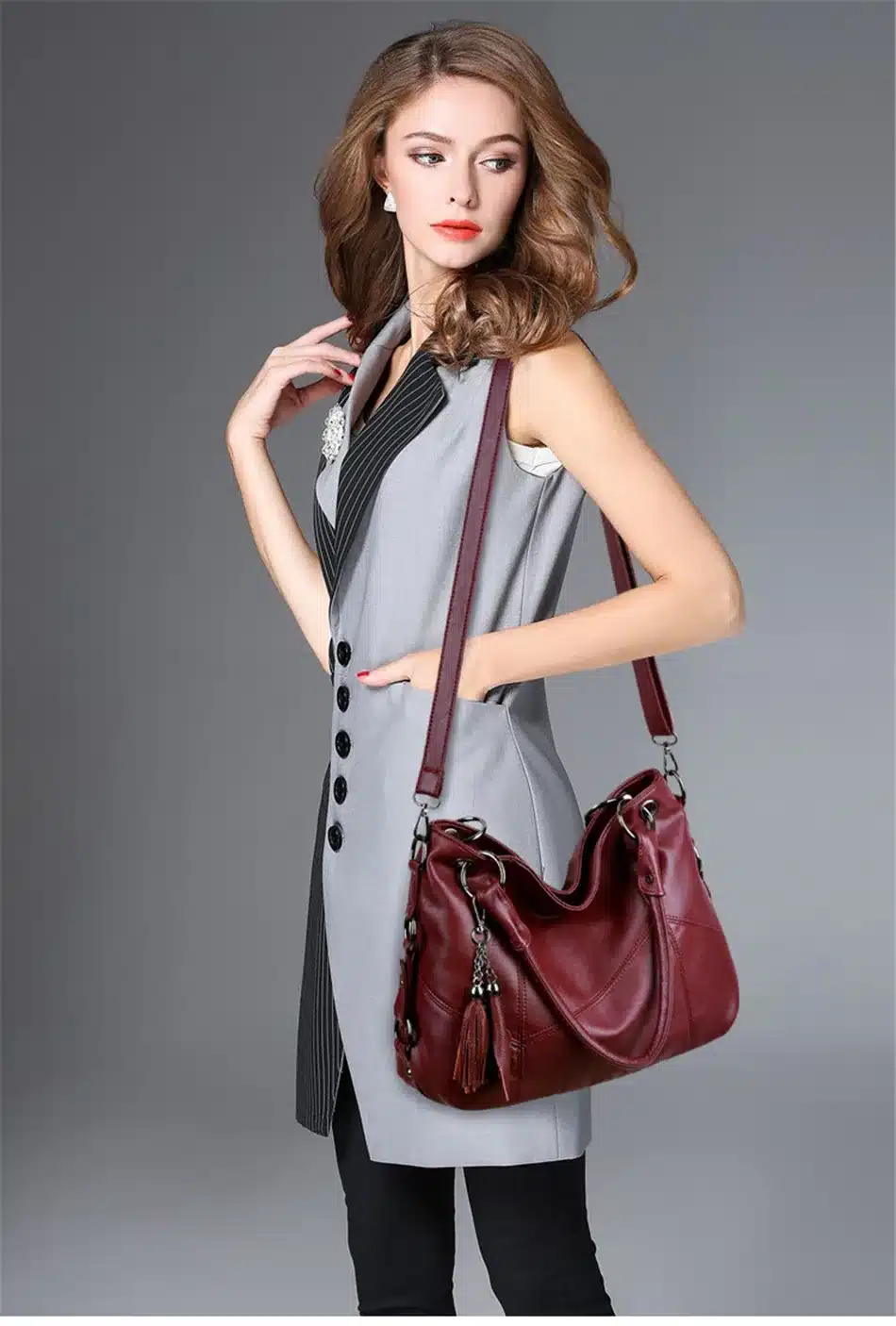 Women Leather Handbags Women Messenger Bag Designer Crossbody Bags For Women 2018 Bolsa Feminina Tote Shoulder Bags Sac A Main 24