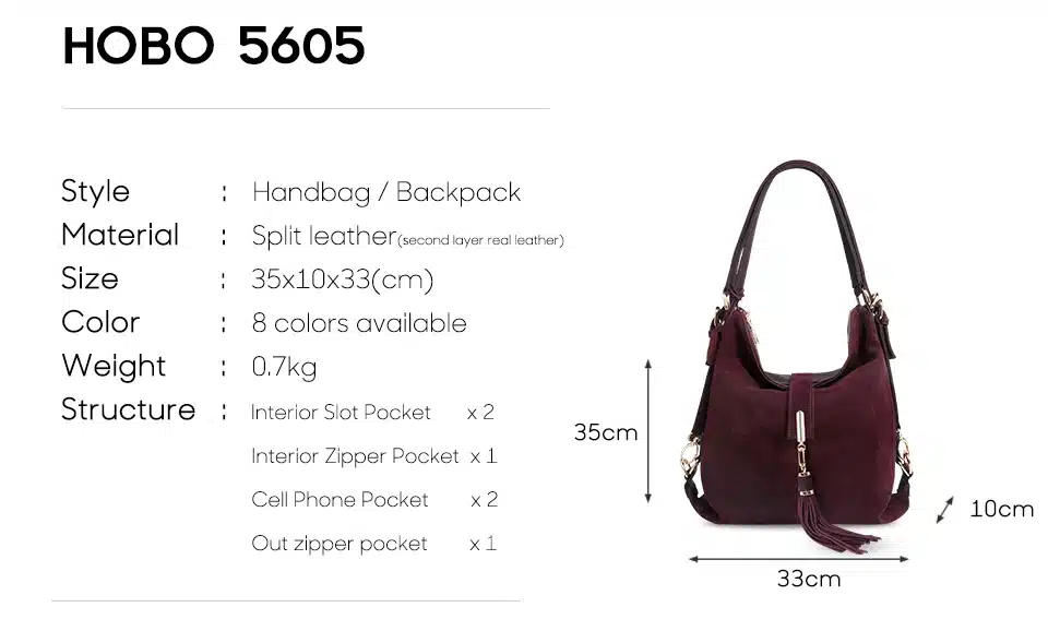 Nico Louise Women Real Split Suede Leather Shoulder Bag Female Leisure Nubuck Casual Handbag Hobo Messenger Top-handle bags 20