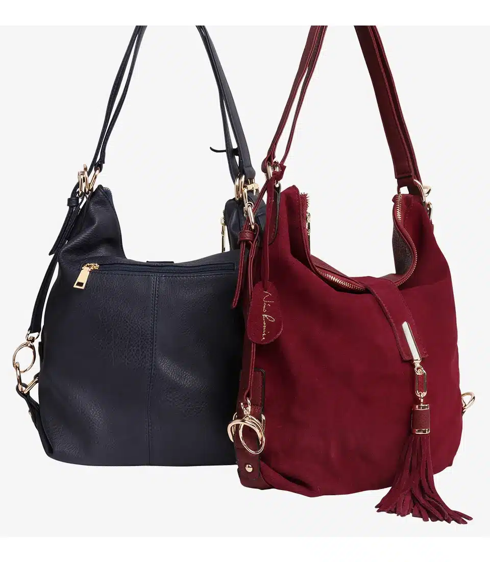Nico Louise Women Real Split Suede Leather Shoulder Bag Female Leisure Nubuck Casual Handbag Hobo Messenger Top-handle bags 28