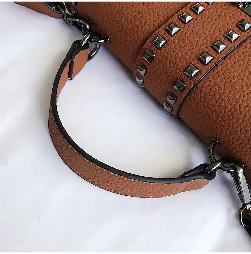 2018 Brand Women Bags Luxury Handbags Women Messenger Bags Cover Rivet Bag Girls Fashion Shoulder Bag Ladies PU Leather Handbags 33