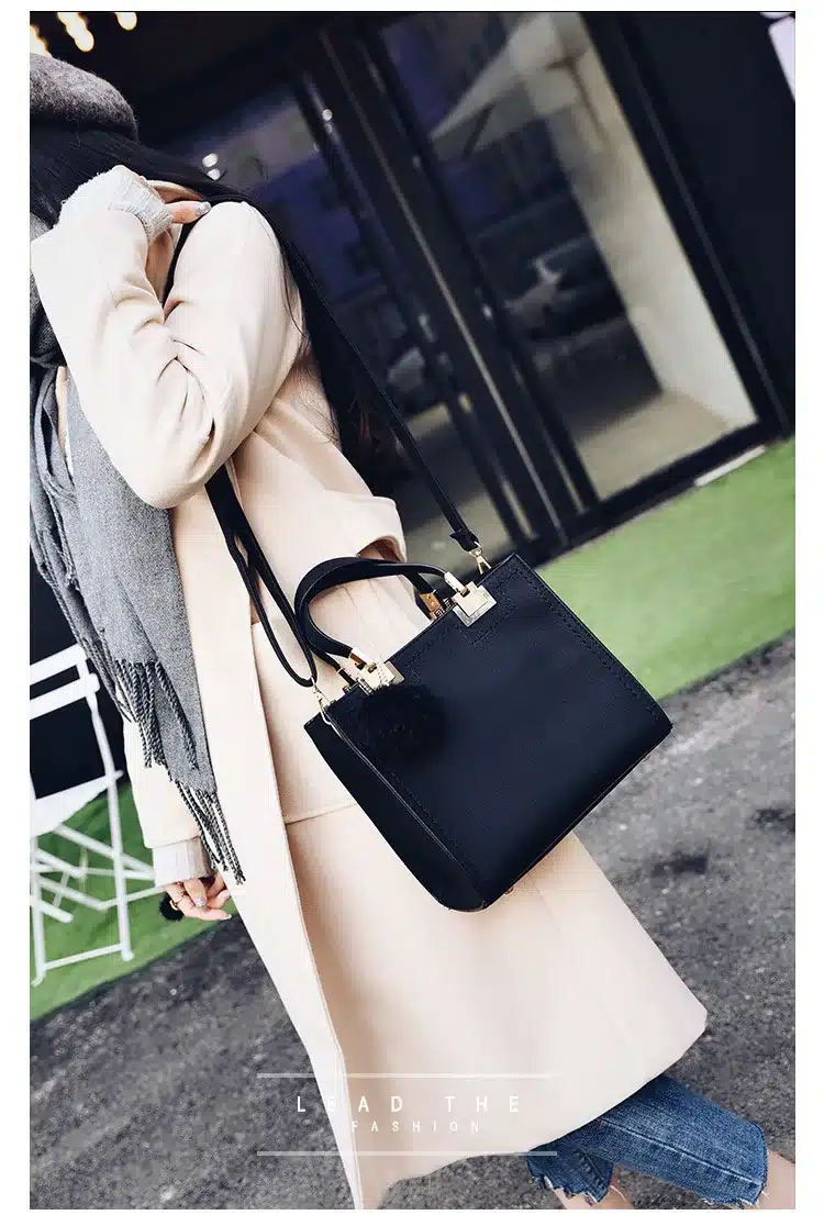 NEW HOT SALE handbag women casual tote bag female large shoulder messenger bags high quality Suede Leather handbag with fur ball 15