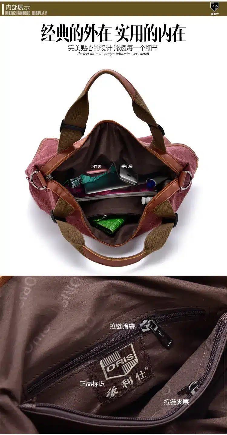 High Quality Big Women Canvas Handbag Shoulder Bags Stylish Casual Women Bag for Travel Lady Crossbody Bag Messenger Bags 28