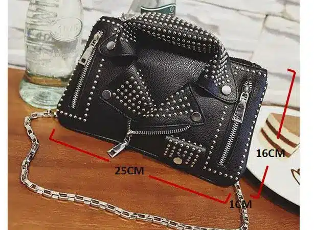 Designer Women Messenger Bags Mini Black Jacket Bag Handbags Pink Shoulder Bag Chain Crossbody Bags Sac A Main Femme De Marque 2