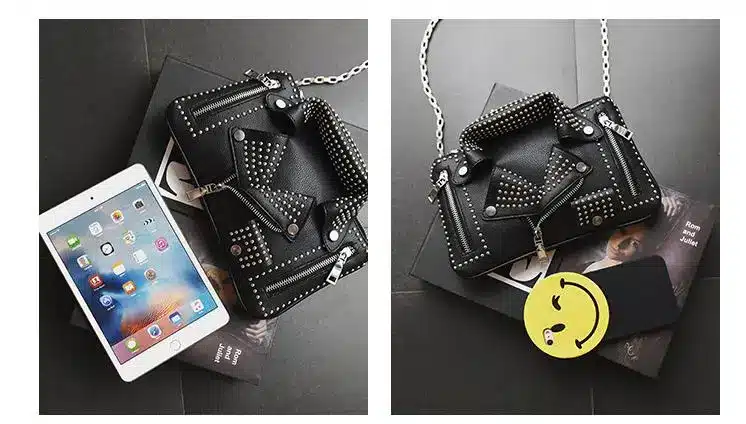 Designer Women Messenger Bags Mini Black Jacket Bag Handbags Pink Shoulder Bag Chain Crossbody Bags Sac A Main Femme De Marque 3
