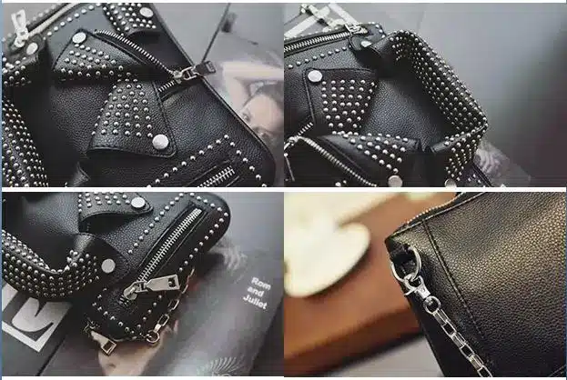 Designer Women Messenger Bags Mini Black Jacket Bag Handbags Pink Shoulder Bag Chain Crossbody Bags Sac A Main Femme De Marque 12