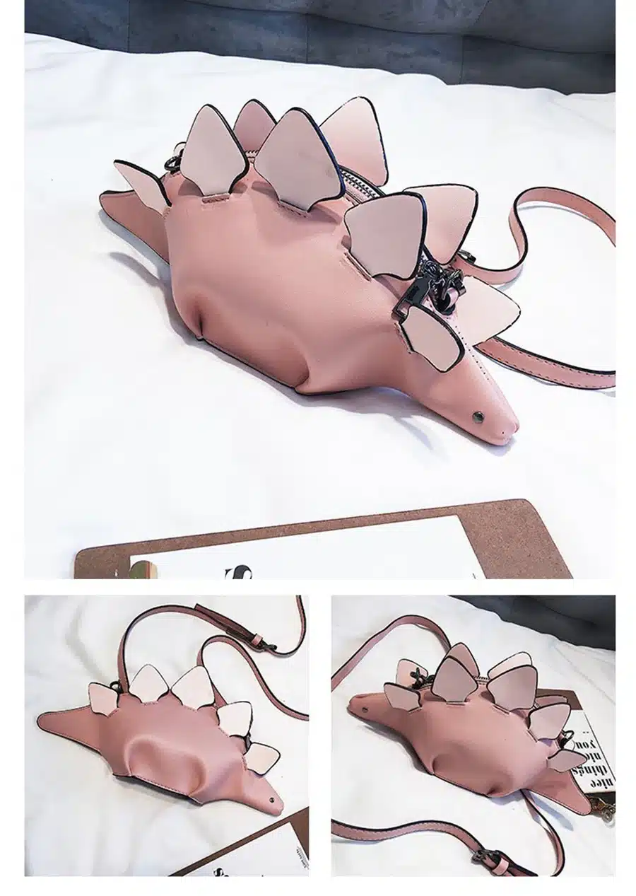 DUSUN Creative Chameleon Cartoon Handbags Flap 3D Funny Dinosaur Animal Messenger Bag Panelled Shoulder Crossbody Bags Girl Gift 17
