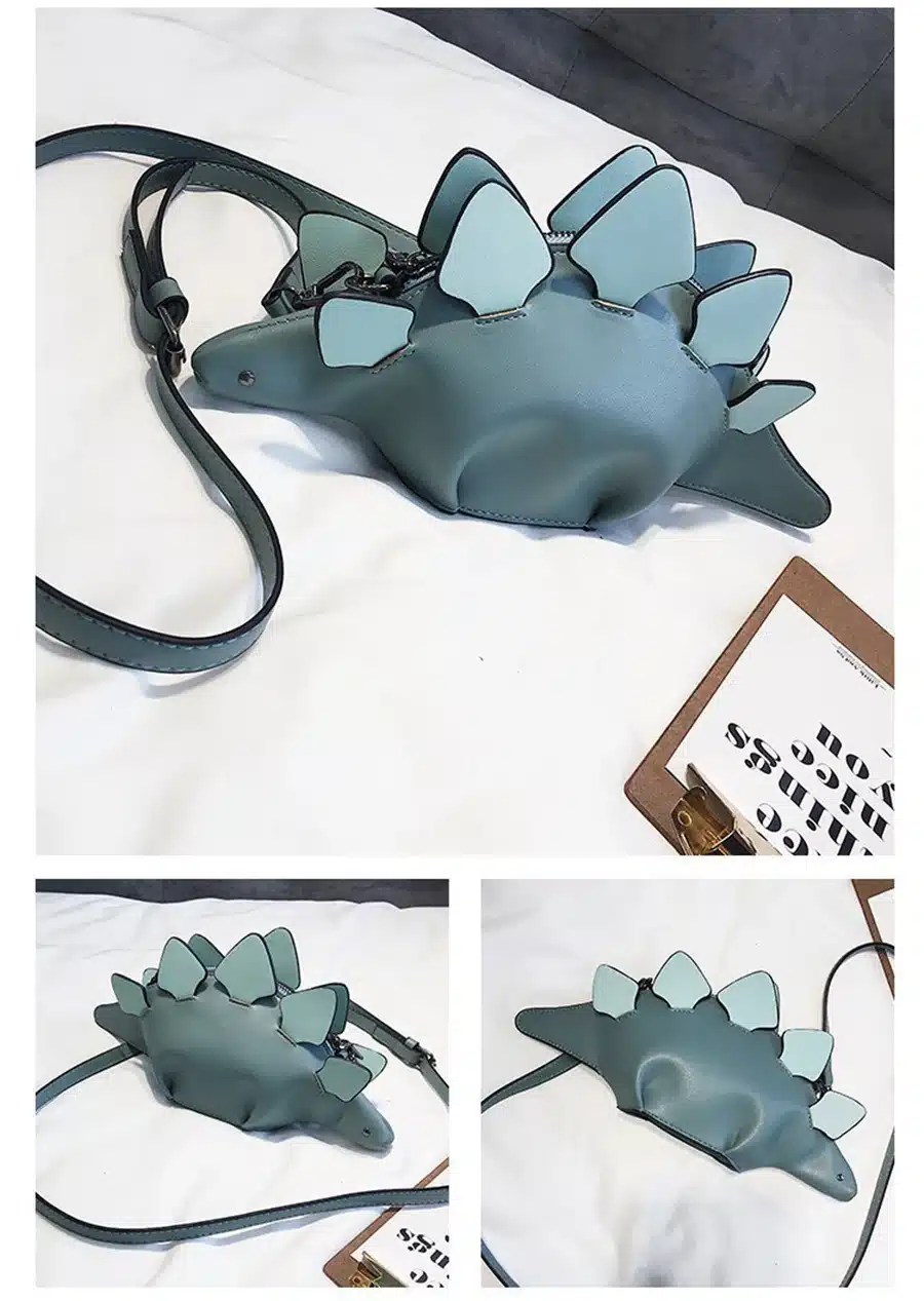 DUSUN Creative Chameleon Cartoon Handbags Flap 3D Funny Dinosaur Animal Messenger Bag Panelled Shoulder Crossbody Bags Girl Gift 20