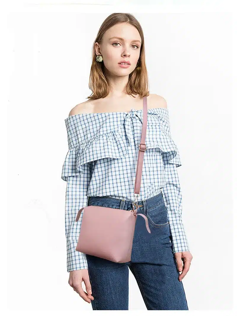 3Pcs/Sets Women Handbags Leather Shoulder Bags Female Large Capacity Casual Tote Bag Tassel Bucket Purses And Handbags Sac Femme 15
