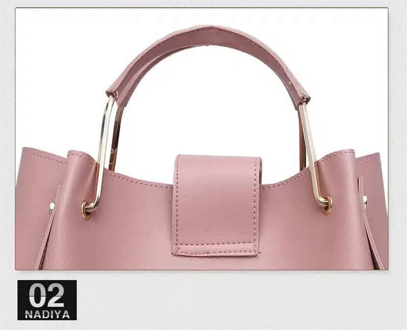 3Pcs/Sets Women Handbags Leather Shoulder Bags Female Large Capacity Casual Tote Bag Tassel Bucket Purses And Handbags Sac Femme 23