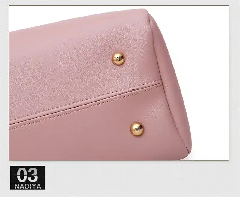 3Pcs/Sets Women Handbags Leather Shoulder Bags Female Large Capacity Casual Tote Bag Tassel Bucket Purses And Handbags Sac Femme 24