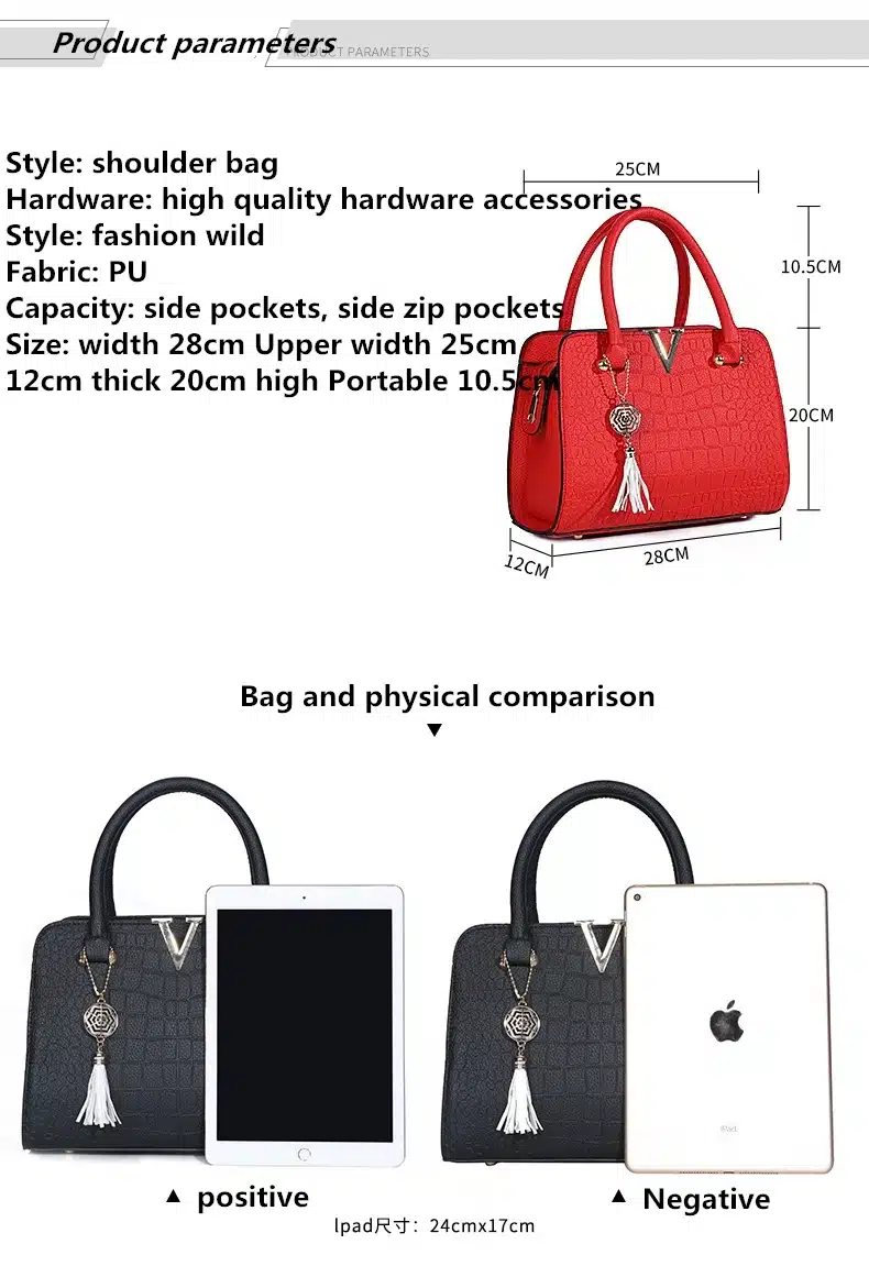 woman fashion Crocodile leather V letters Designer Handbags Luxury quality Lady Shoulder Crossbody Bags fringed Messenger Bag 8