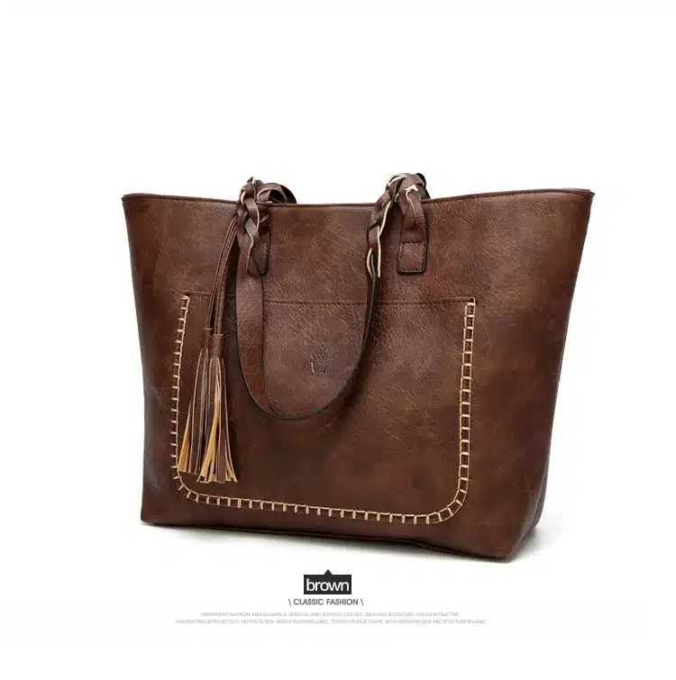 Vintage Tassel Women Shoulder Bag 12