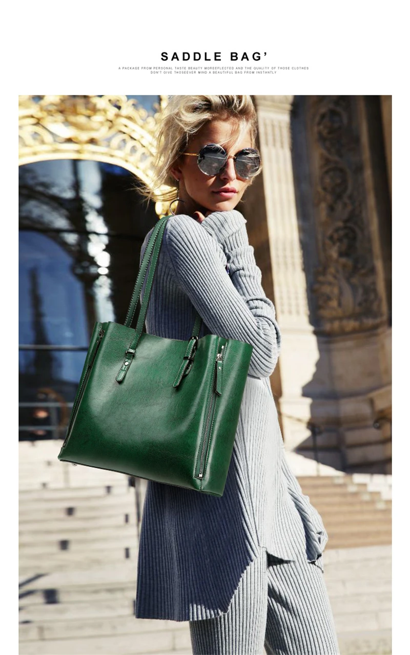 DIDA BEAR New Fashion Luxury Handbag Women Large Tote Bag Female Bucket Shoulder Bags Lady Leather Messenger Bag Shopping Bag 13