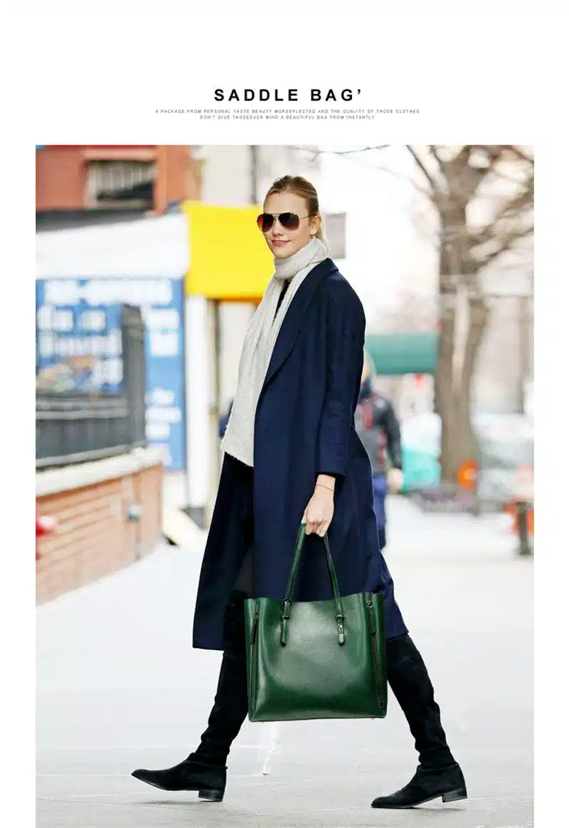 DIDA BEAR New Fashion Luxury Handbag Women Large Tote Bag Female Bucket Shoulder Bags Lady Leather Messenger Bag Shopping Bag 14