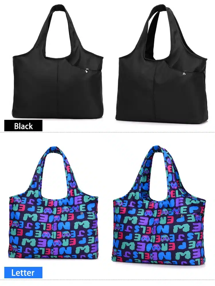New Women Handbag Casual Large Shoulder Bag Fashion Nylon Big Capacity Tote Purple Bags Waterproof bolsas 5