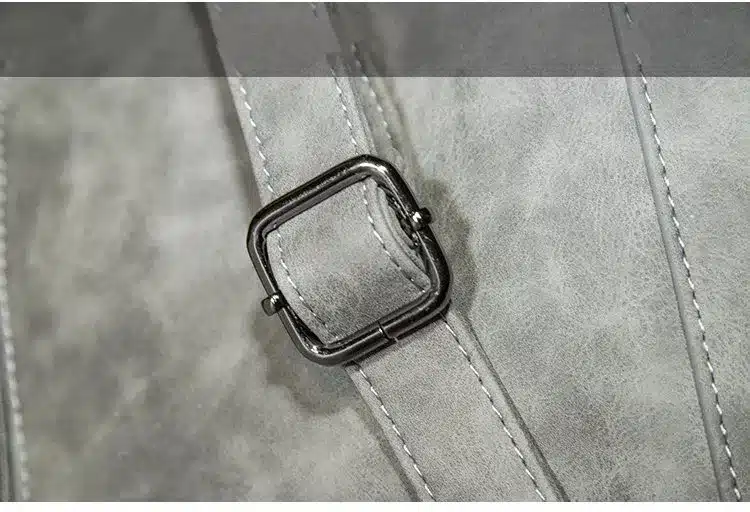 Bolish Rivet Vintage PU Leather Female Handbag Fashion Tassel Messenger Bag Women Shoulder Bag Larger Top-Handle Bags Travel Bag 25