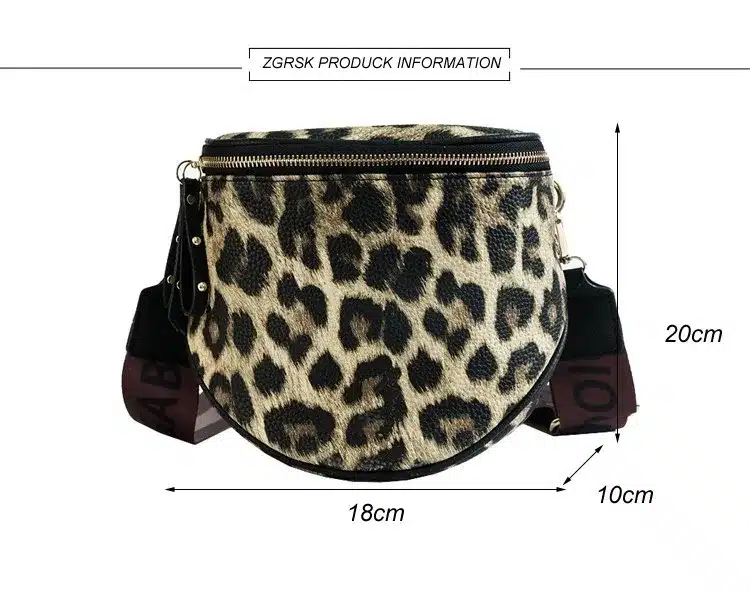 Leopard Print Bucket Woman Bag Pu Leather Crossbody Bags For Women Messenger Bags Female Shoulder Handbag Crossbody Bags Women 1