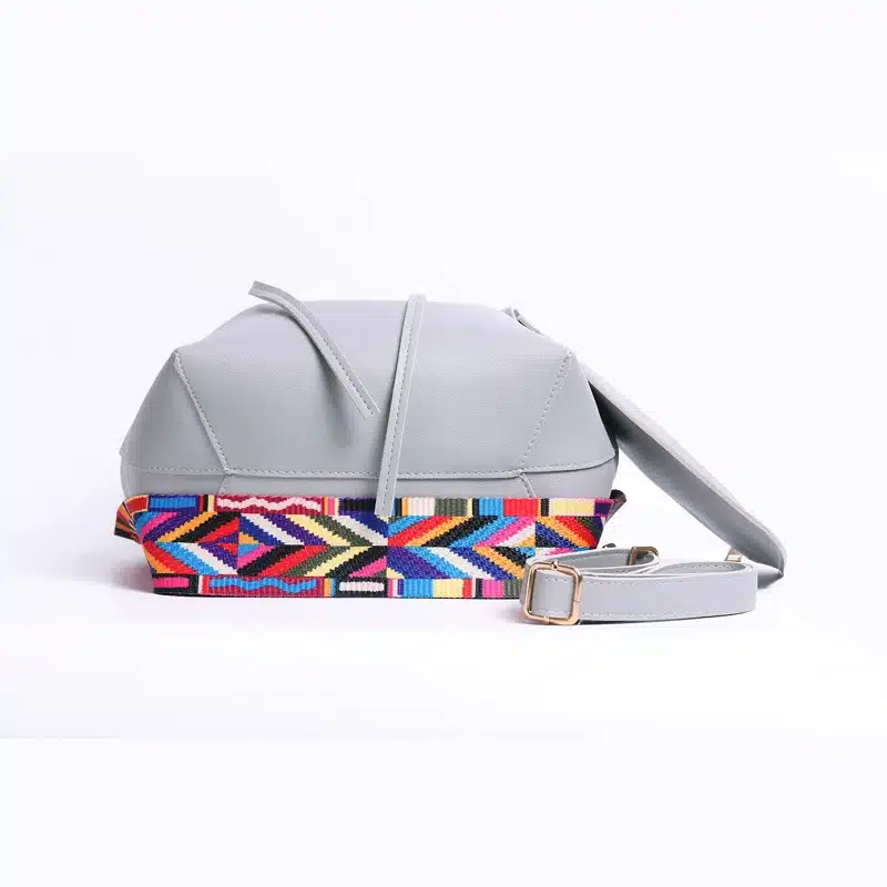 EXCELSIOR Hot Sale High Qulity PU Leather Women's Handbag New Fashionable Bucket Bag Messenger Bags with Colorful Strap G2091 14
