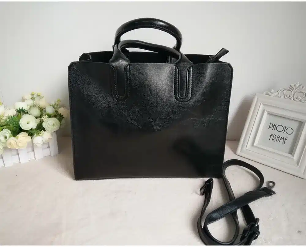 DIINOVIVO Women Leather Bags Famous Brands Handbag Casual Female Bag Trunk Tote Ladies Shoulder Bag Large Messenger Bag WHDV0012 17