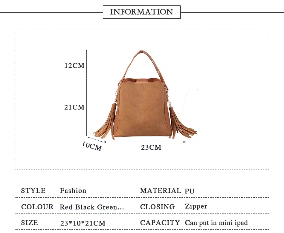 MARFUNY Brand Tassel Shoulder Bag Female Vintage Crossbody Bags For Women 2018 Bucket Bag Handbags Designer Scrub Daily Sac 10