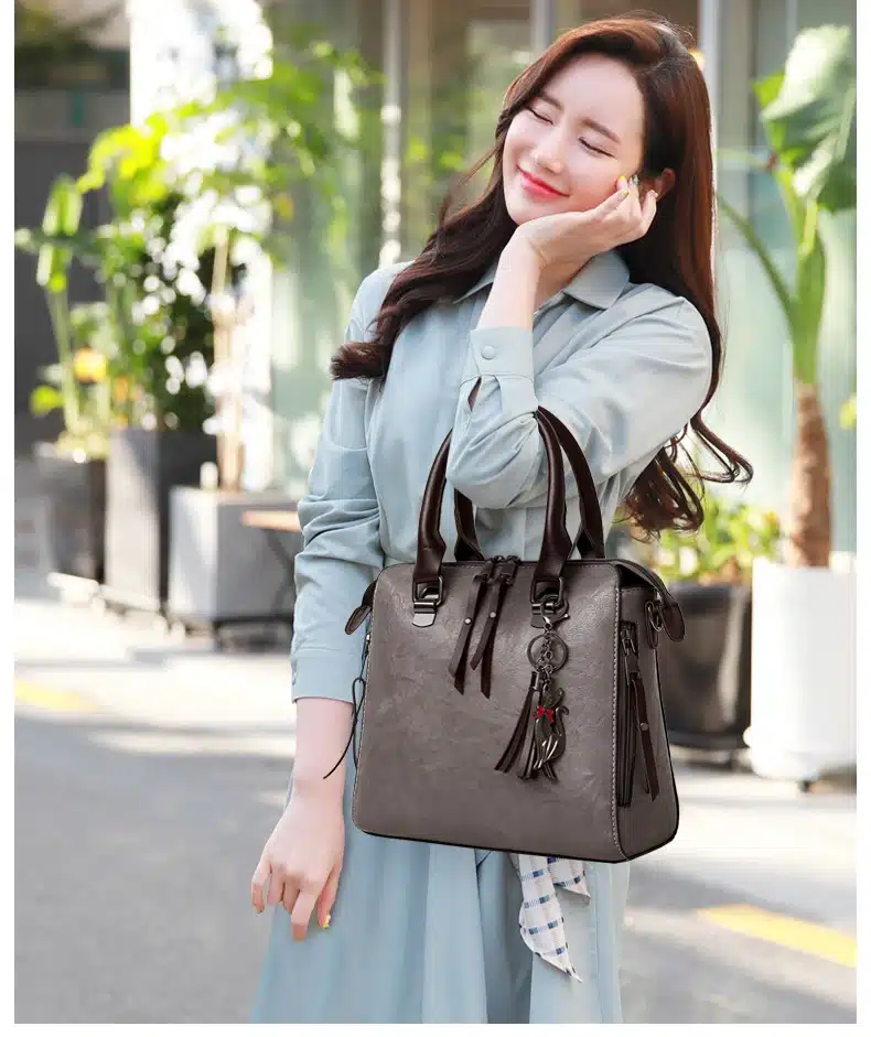 Women Composite Bag Luxury Leather Purse and Handbags Famous Brands Designer Sac Top-Handle Female Shoulder Bag 4pcs Ladies Set 3