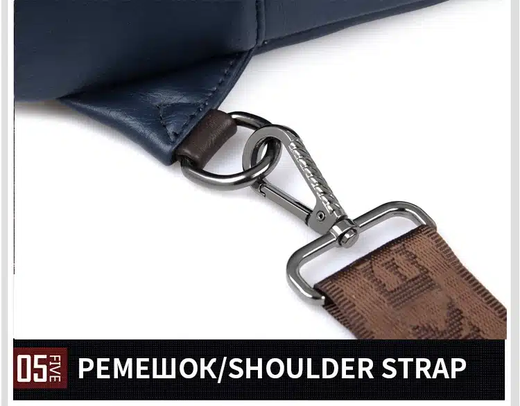 JackKevin Men's Fashion Crossbody Bag Theftproof Rotatable Button Open Leather Chest Bags Men Shoulder Bags Chest Waist Pack 20