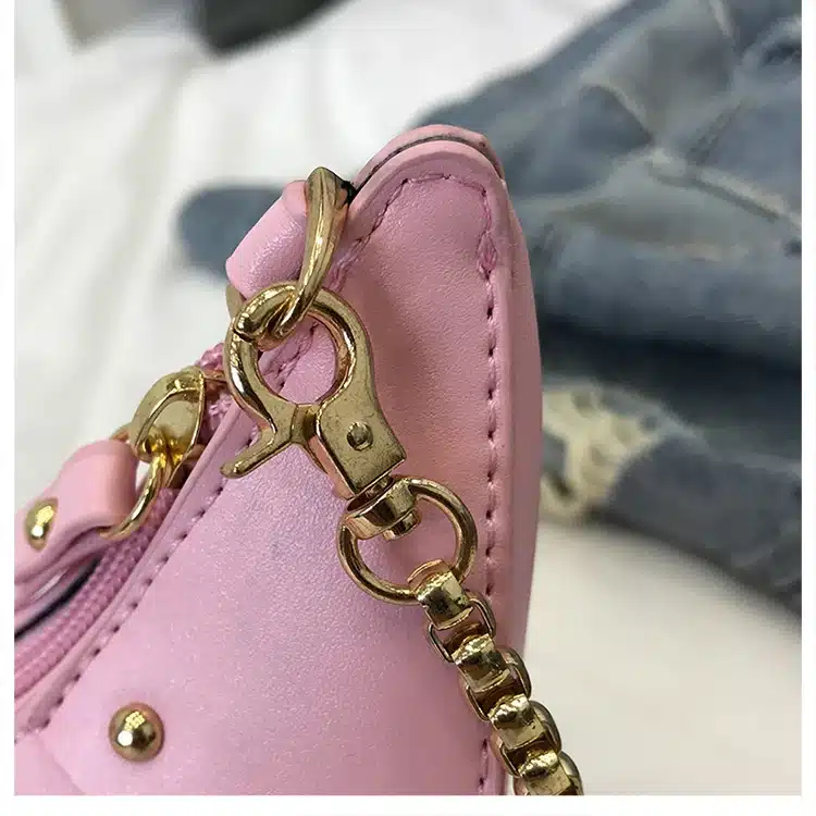 DUSUN Rivet Personality Dinosaur Design Fashion Leather Crossbody Mini Messenger Bag Women Chain Purse Female Shoulder Bag Gift 22