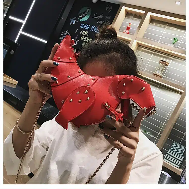 DUSUN Rivet Personality Dinosaur Design Fashion Leather Crossbody Mini Messenger Bag Women Chain Purse Female Shoulder Bag Gift 31