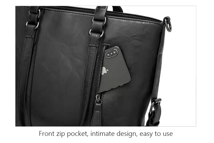 Retro larger capacity PU leather wome shoulder bag 20
