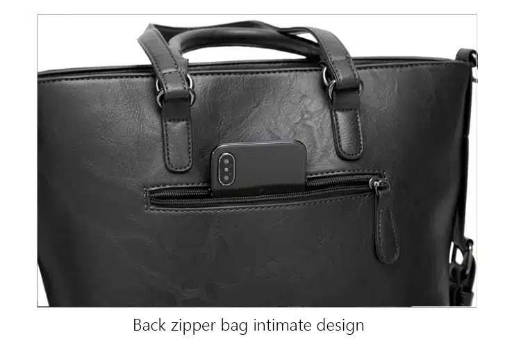 Retro larger capacity PU leather wome shoulder bag 21