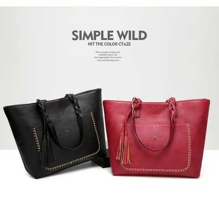 Vintage Tassel Women Shoulder Bag 7