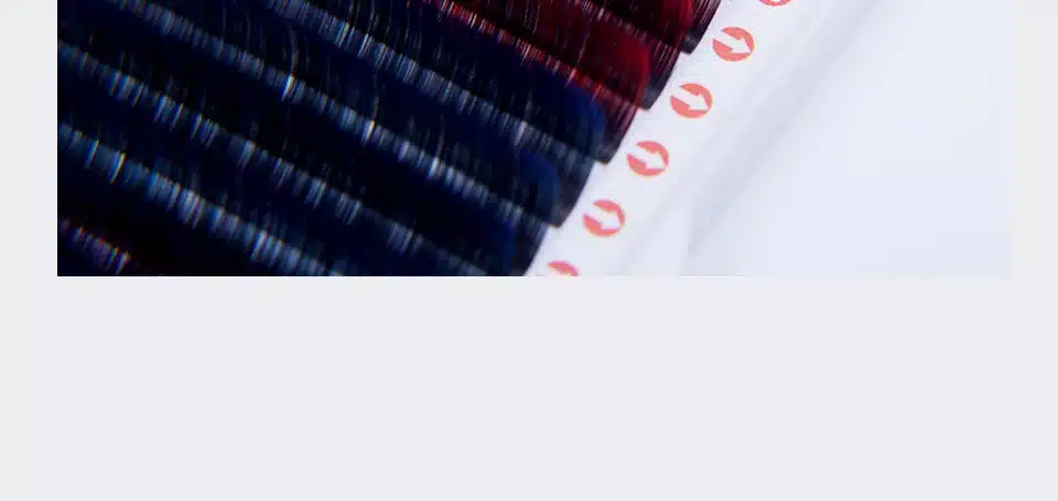 Color lashs mix in one tray, high quality synthetic mink,natural mink,individual eyelash extension Red White Brown Green 26