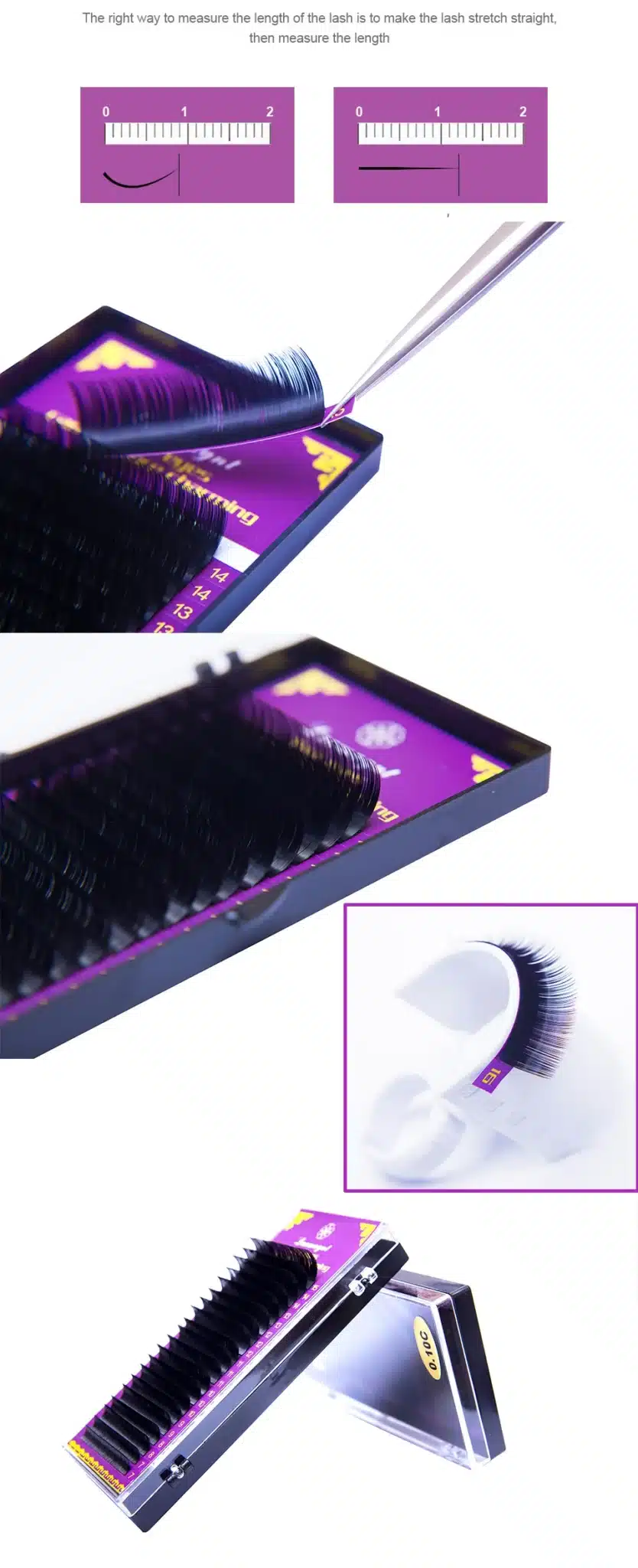 All Size B/C/D curl 1 trays ,mix 7-15mm high quality synthetic mink,natural mink False eyelash,individual eyelash extension 14