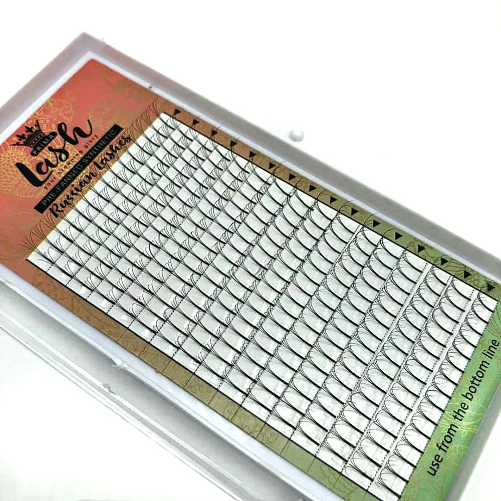 MAS Lashes 16 Lines Premade Volume Fans 3d/4d/5d/6d Lash Russian Volume Eyelash Extensions Pre made Lash Extension Faux Mink 6