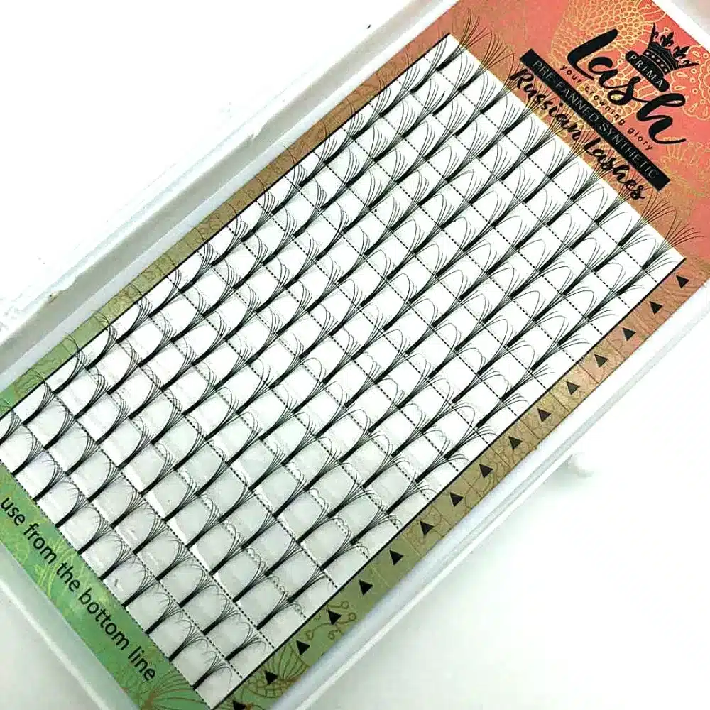 MAS Lashes 16 Lines Premade Volume Fans 3d/4d/5d/6d Lash Russian Volume Eyelash Extensions Pre made Lash Extension Faux Mink 8