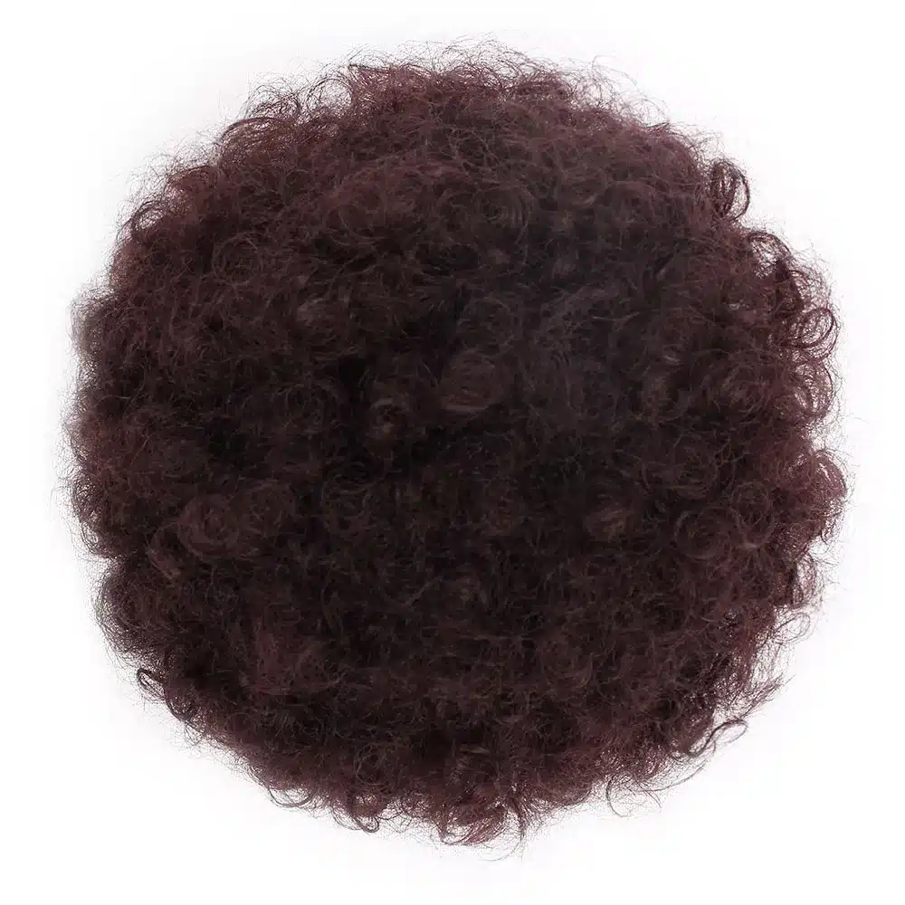 Doris beauty Synthetic Puff Afro Short Kinky Curly Chignon Hair Bun Drawstring Ponytail Wrap Hairpiece Fake Hair Extensions 12