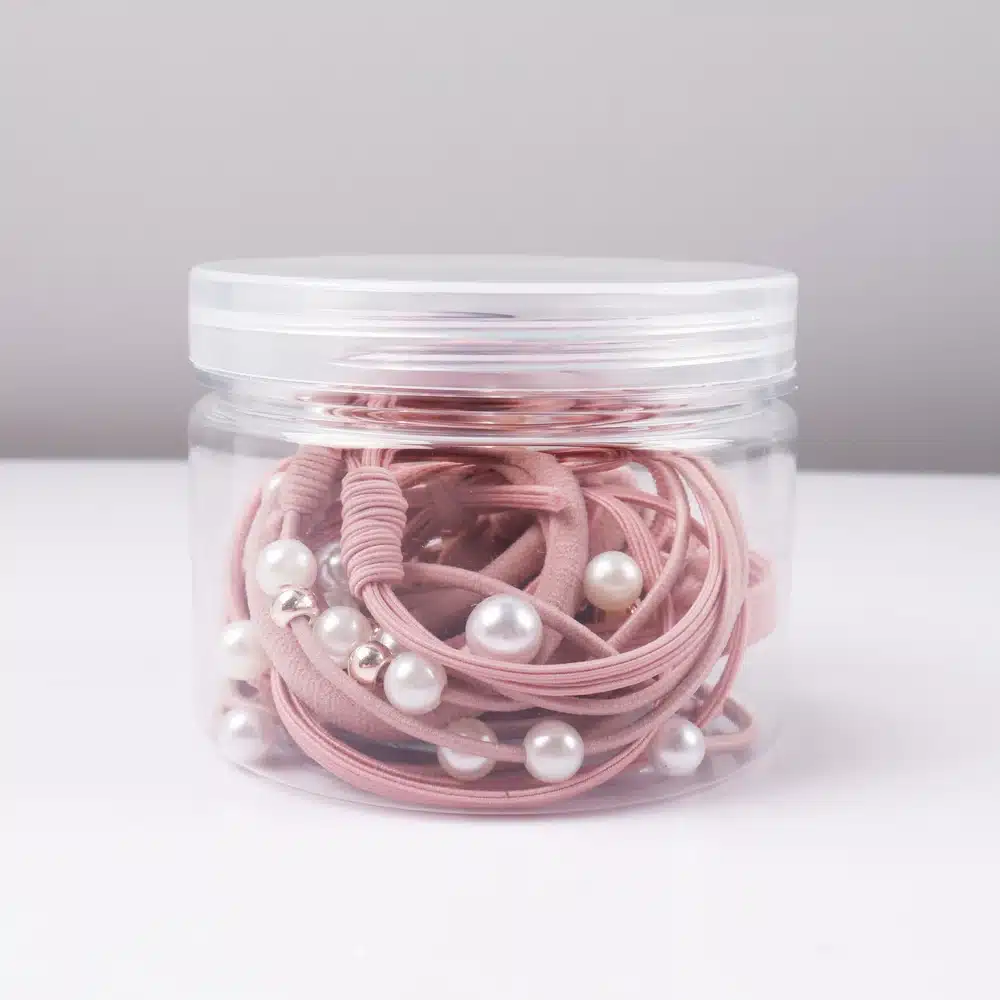 12Pcs/Set High Elastic Hair Bands Solid Pearl Stretch Hair Ties For Women Girls Ponytail Holder Hair Ropes Hair Accessories 16