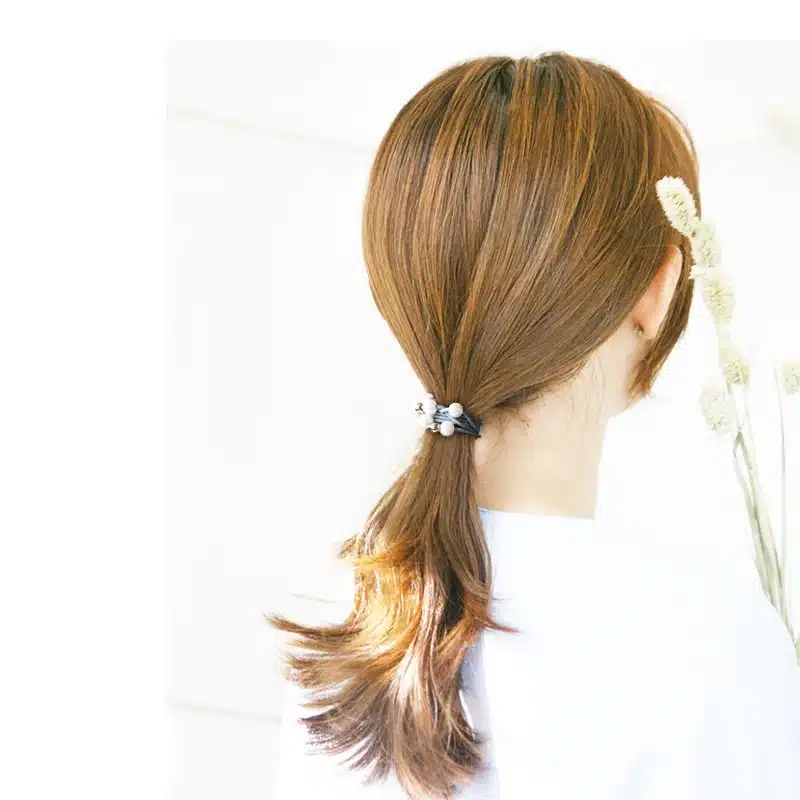 12Pcs/Set High Elastic Hair Bands Solid Pearl Stretch Hair Ties For Women Girls Ponytail Holder Hair Ropes Hair Accessories 18