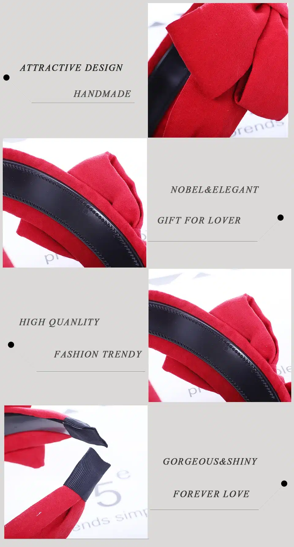 Big Bow Wide HairbandsSimple Solid Color Hair Hoop Headband Fashion Women Girls Head Band Headwear Elegant Hair Accessories 18