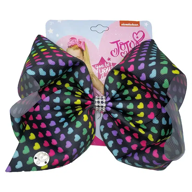 8" Jojo Bows for Girls /Jojo Siwa Large Unicorn Christmas Hair Bows for Girls With Clips Bowknot Handmade Hair Accessory 21
