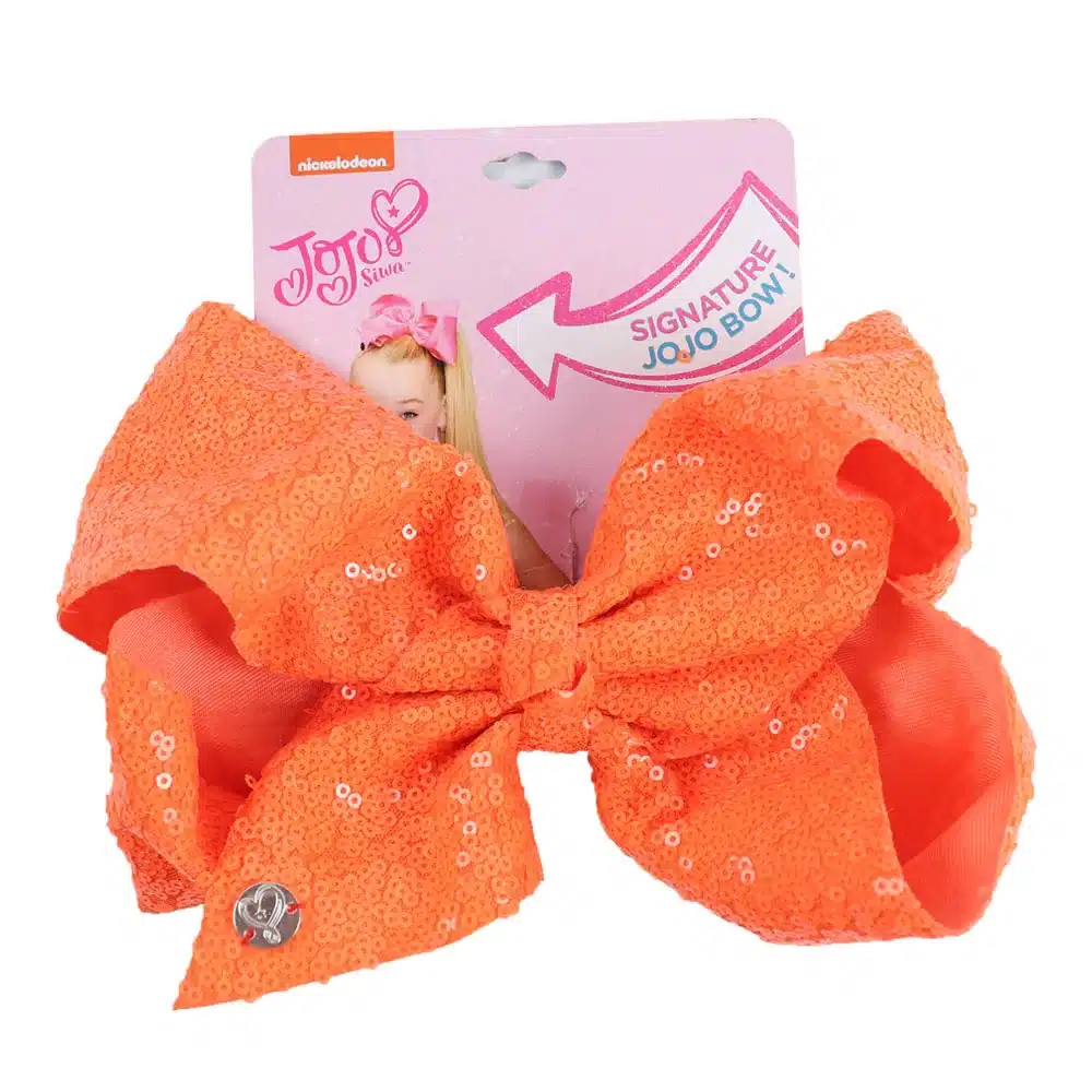 8" Large Sequin JoJo Si Bow With Hair Clip For Girl Kids Handmade Bling Jumbo Rainbow Knot Hair Bow Hairgrips Hair Accessories 20